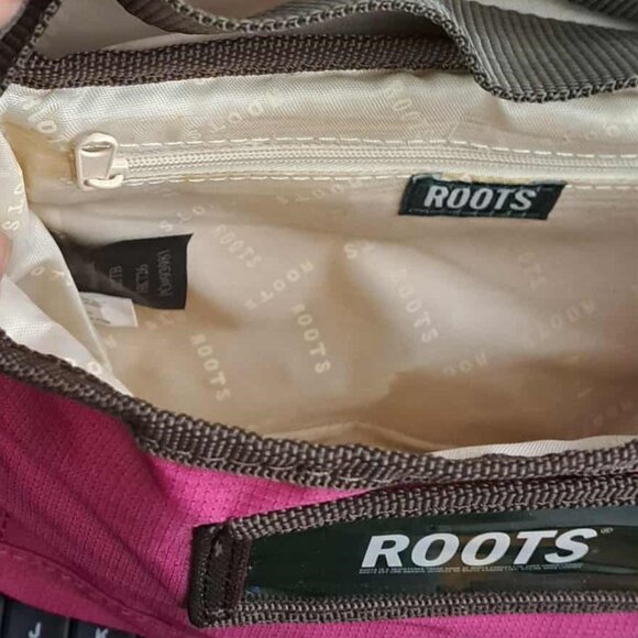 Genuine Roots Canvas Crossbody Messenger Bag New No Tag - Picture 6 of 6